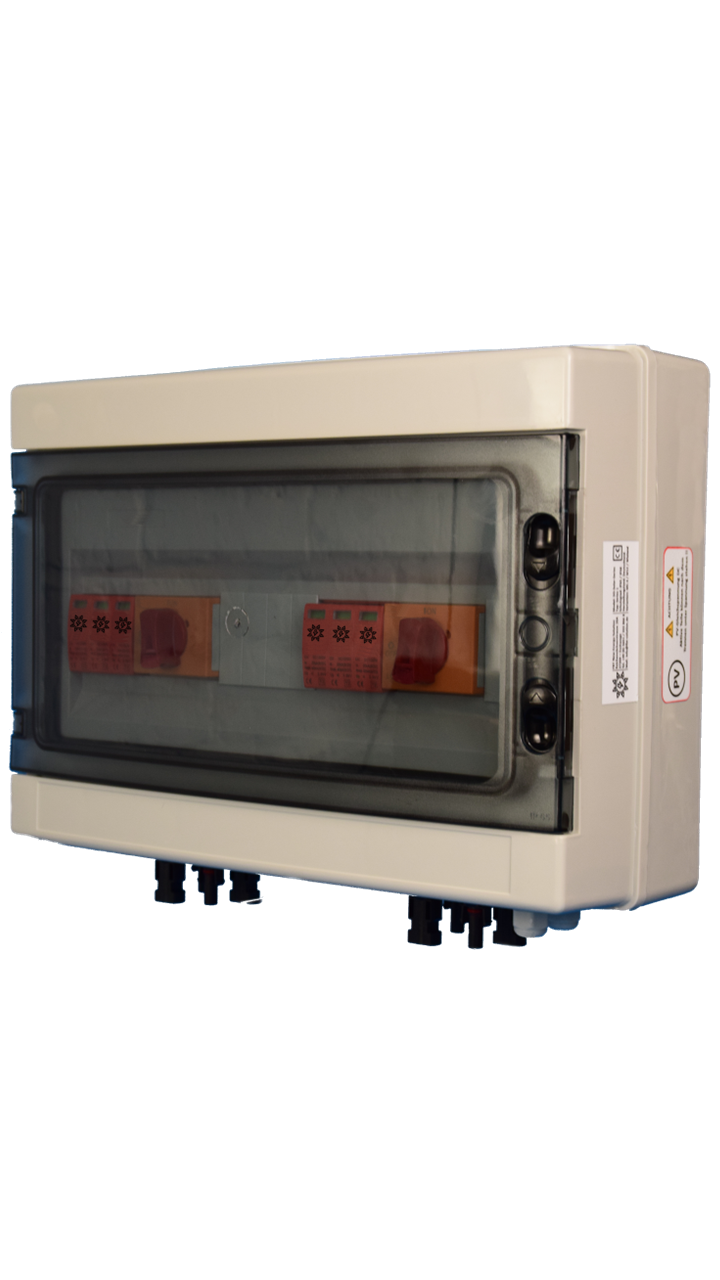 DC GENERATOR-ANSCHLUSSKASTEN MC-4 / 2-STRING / T1+T2 oder T2 / DC - Trennschalter