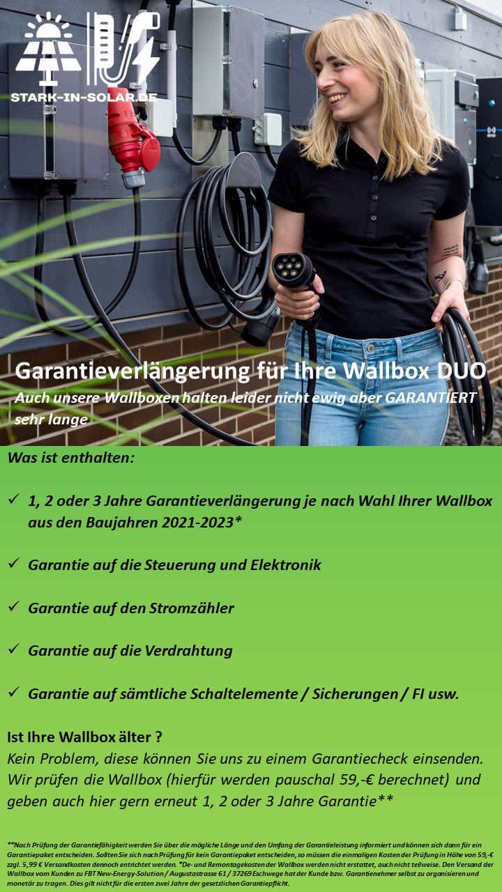 Garantieverlängerung über die Gesetzliche Garantie von 2 Jahren hinaus für Ihre BLACKBOX-DUO-Serie