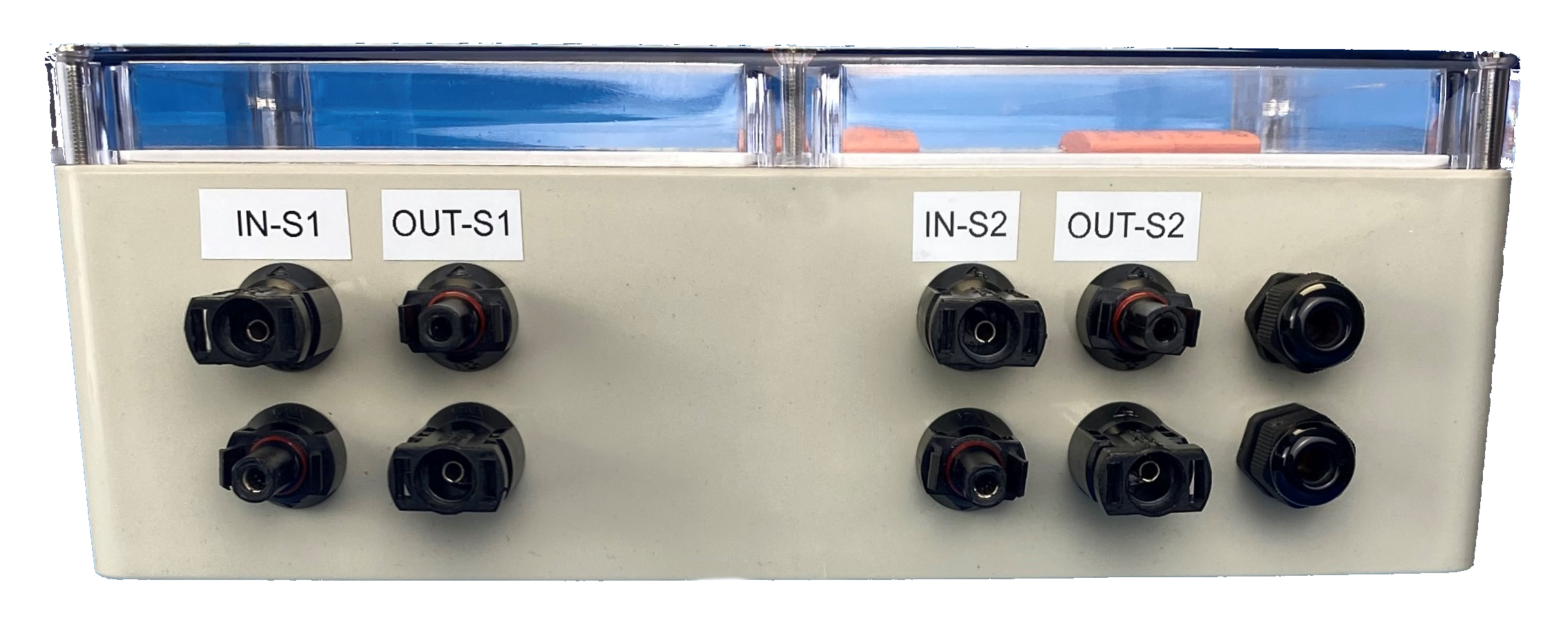 DC-Generatoranschlusskasten MC-4 / 2-String / 2 MPP / T1+T2 oder T2